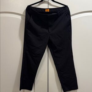 Chic Black Cropped Pants